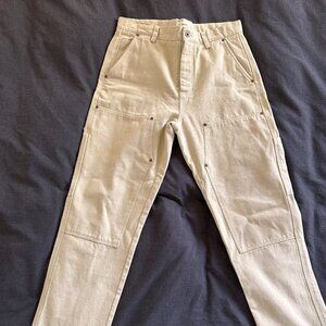 P&Co 304 Double Knee Albion Carpenter Pant - Bone